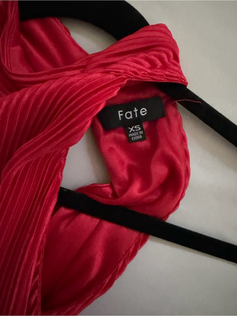 Fate Red Ribbed Jumpsuit - Picture 7 of 9